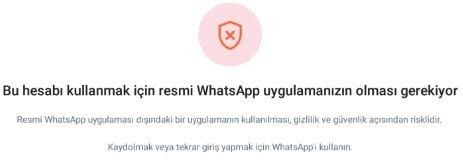Bu Hesabı Kullanmak İçin Resmi WhatsApp Uygulamanızın Olması Gerekiyor Bu Hesabi Kullanmak Icin Resmi WhatsApp Uygulamanizin Olmasi Gerekiyor.webp - Bu Hesabı Kullanmak İçin Resmi WhatsApp Uygulamanızın Olması Gerekiyor