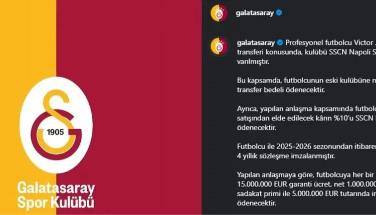 Osimhen Sadakat primi nedir, ne kadar? (2025)