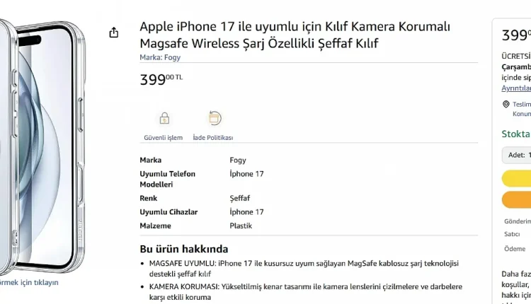 iPhone 17 Kılıfları Türkiye'de Patladı: Henüz Tanıtılmadan Raflarda!