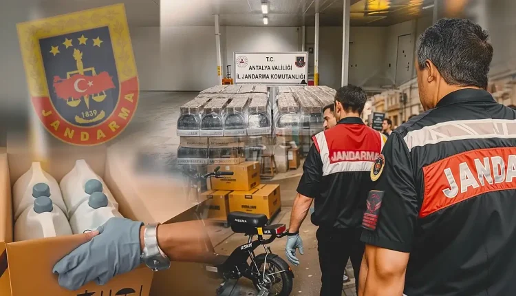 Antalya'da Dev Operasyon: 119 Bin 500 Litre Sahte Alkol Yakalandı!