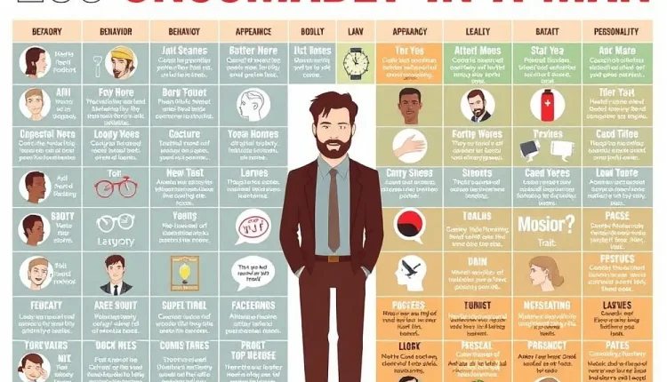 Bir Erkekte Kabul Edilemez 250 Özellik!