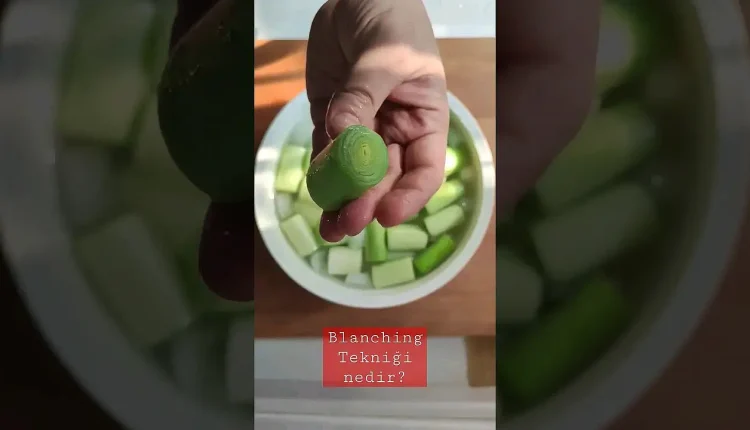 Blanch Etmek Ne Demek?