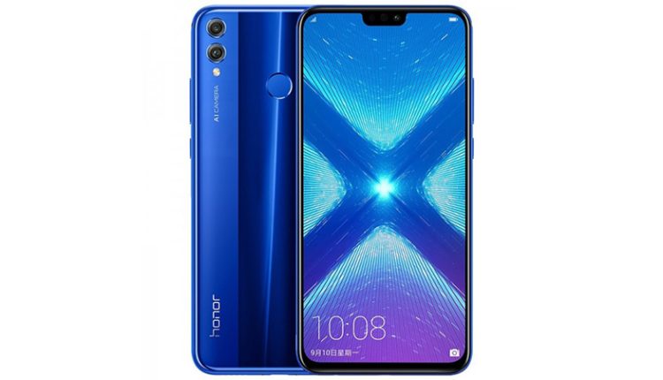 honor 8x blue