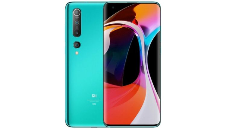 xiaomi mi 10 yesil