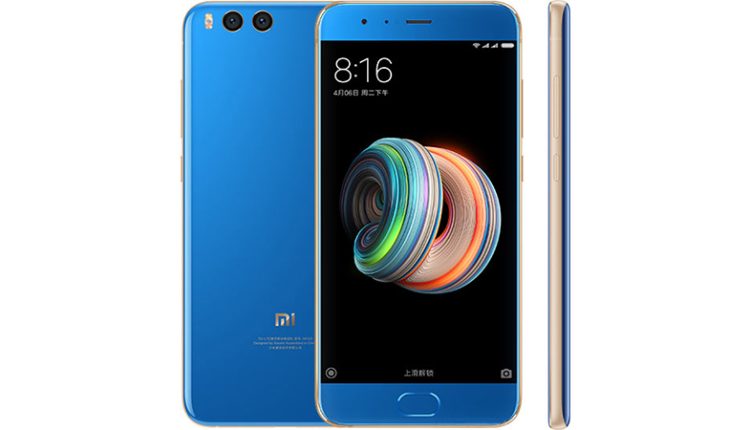 xiaomi mi note3 mavi